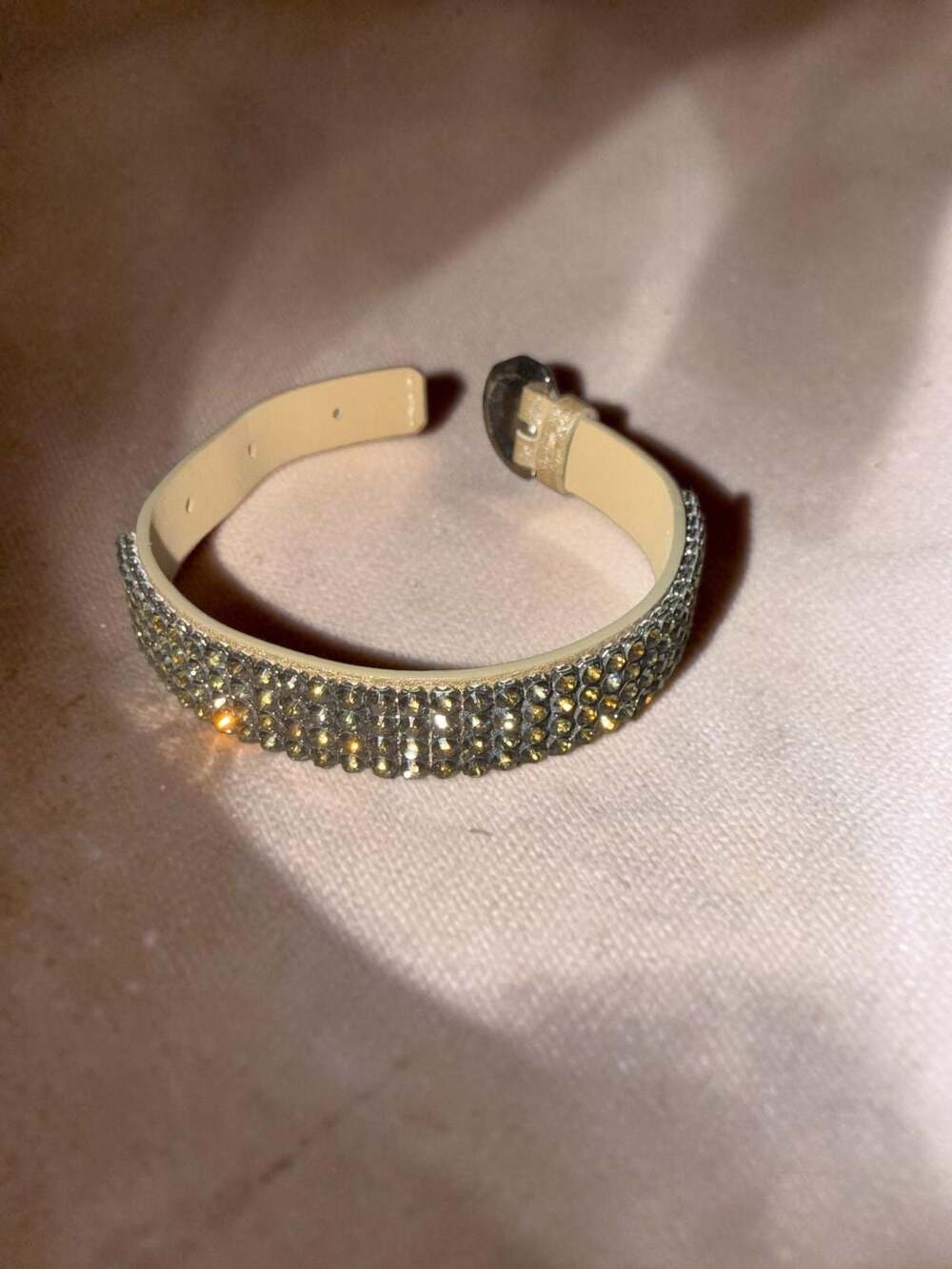 Swarovski Crystal Buckle Strap Bracelet